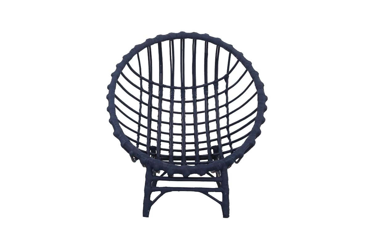 Křeslo stojacy plaski wiklinowy kokon Gardins III - 95 cm - modrá - Omezená nabídka Křeslo na terasu