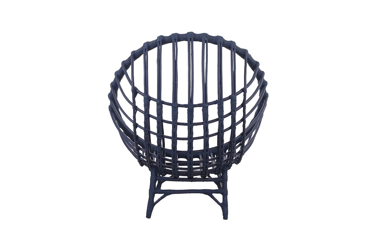 Křeslo stojacy plaski wiklinowy kokon Gardins III - 95 cm - modrá - Omezená nabídka Křeslo proutěné