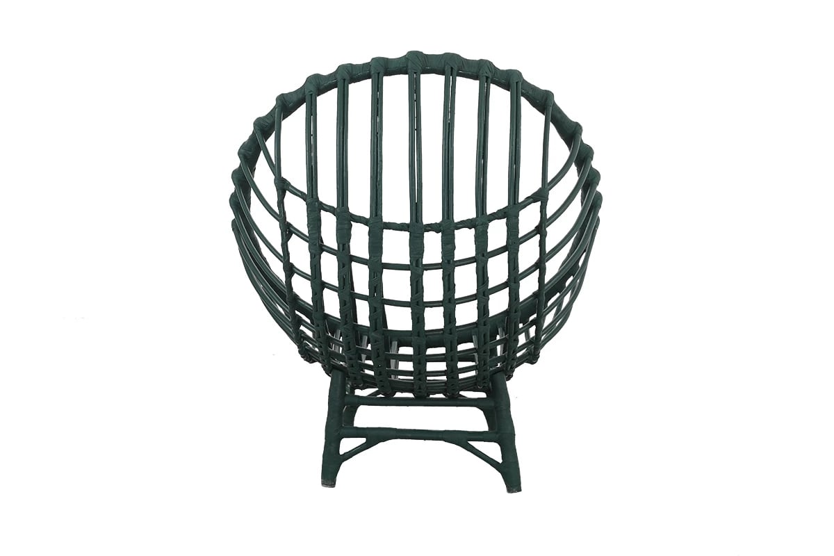 Kreslo stojacy plaski wiklinowy kokon Gardins III - 95 cm - Zelený  Prútené stojacie kreslo kokon Gardins III - zelená