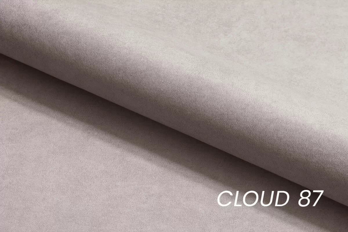 Křeslo ušák Nordic - šedý snadno čistitelný velvet Cloud 87 / nožky buk Křeslo Ušák Skandynawski Nordic - šedá welwet snadno čistitelný Cloud 87 / buk 