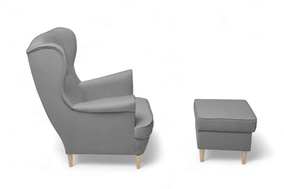 Kreslo Ušiak Vilano s taburetkou Kreslo Ušiak Vilano z podnozkiem 