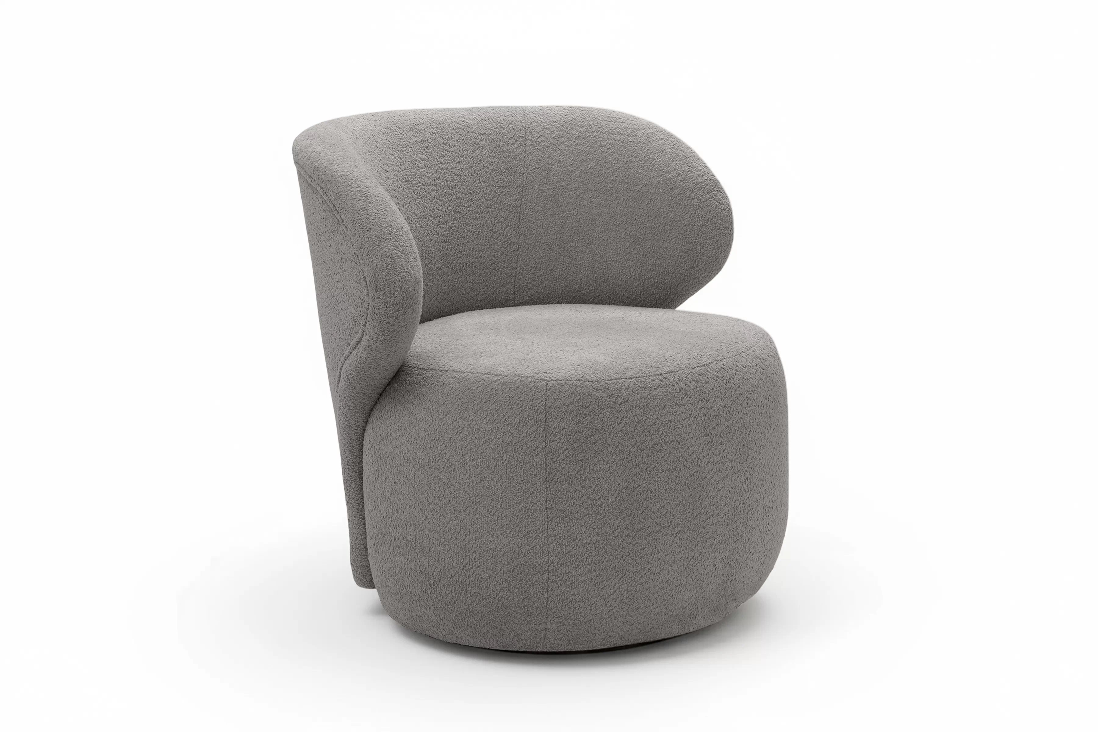 Odpočinkové křeslo Cocoon - šedá bouclé Catch Me 24 Křeslo čalouněná Cocoon - šedá boucle Catch Me 24