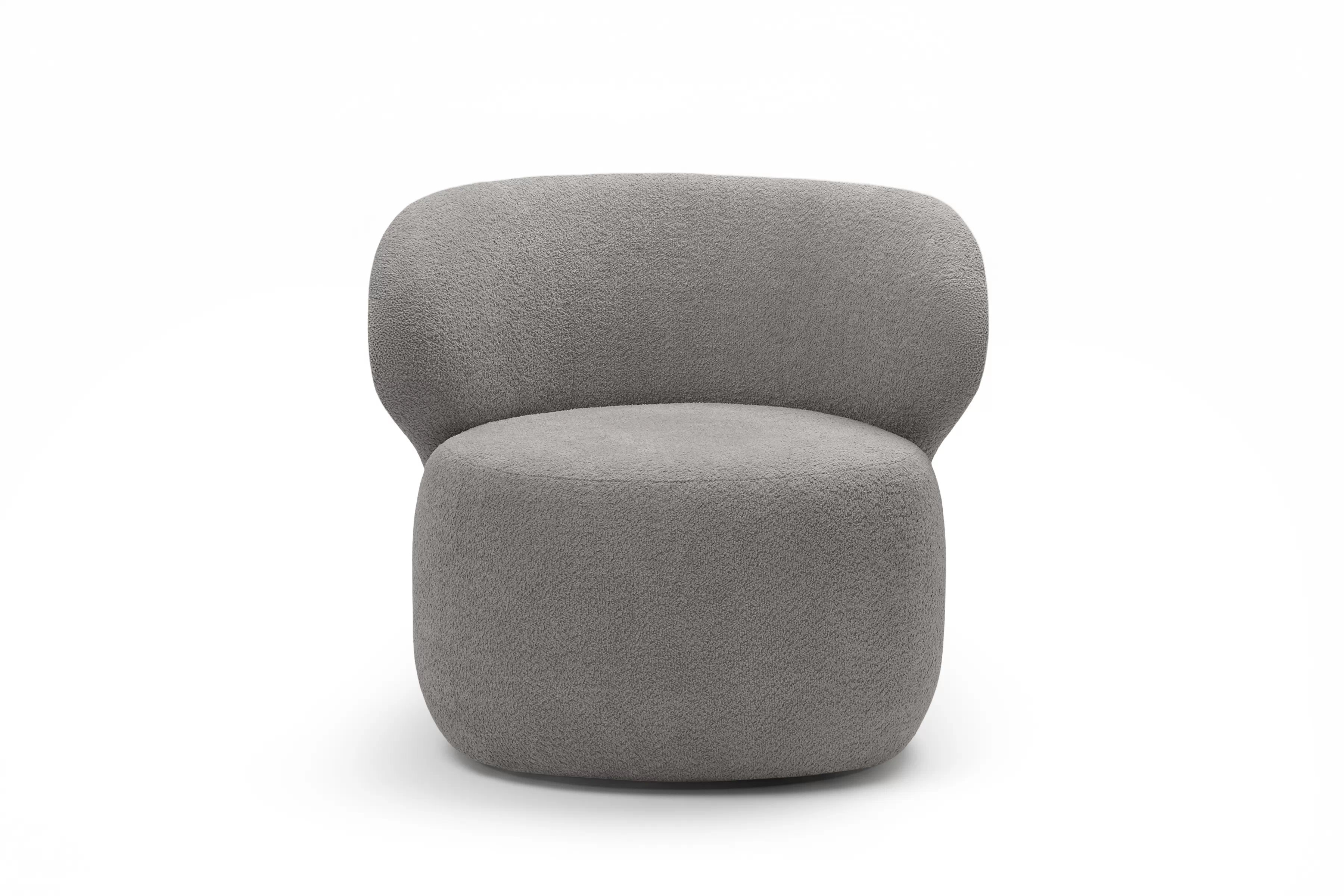 Odpočinkové křeslo Cocoon - šedá bouclé Catch Me 24 Křeslo čalouněná Cocoon - šedá boucle Catch Me 24