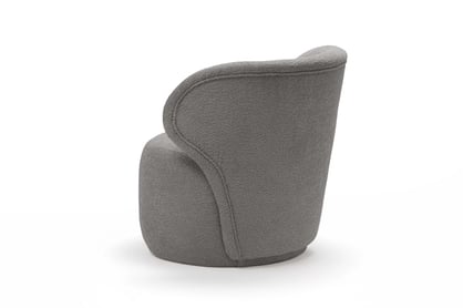 Odpočinkové křeslo Cocoon - šedá bouclé Catch Me 24 Křeslo čalouněná Cocoon - šedá boucle Catch Me 24