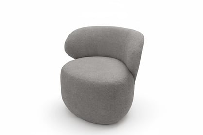 Odpočinkové křeslo Cocoon - šedá bouclé Catch Me 24 Křeslo čalouněná Cocoon - šedá boucle Catch Me 24