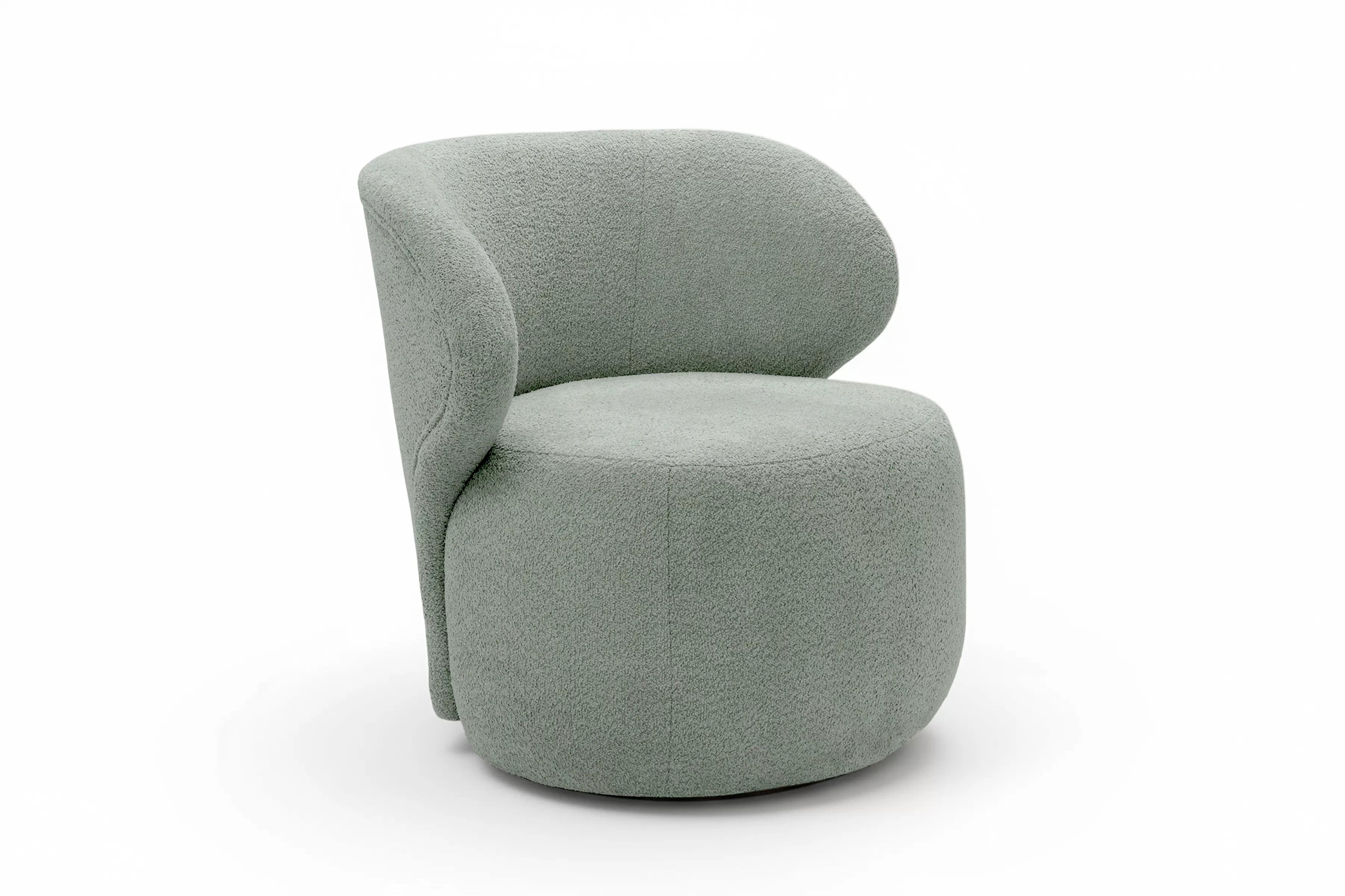 Relaxační křeslo Cocoon - zelená bouclé Catch Me 13 Křeslo čalouněná Cocoon - zielona boucle Catch Me 13