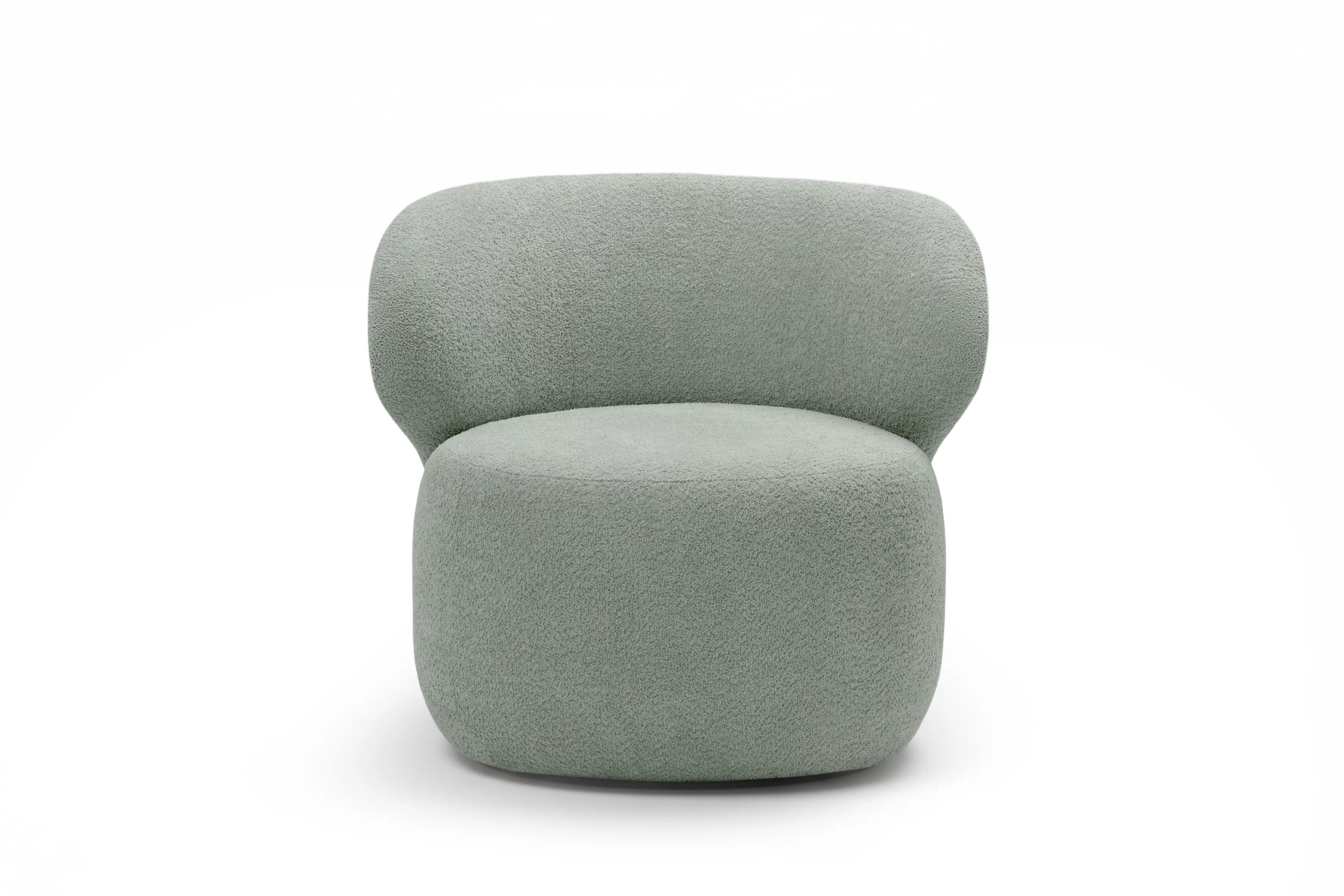 Relaxační křeslo Cocoon - zelená bouclé Catch Me 13 Křeslo čalouněná Cocoon - zielona boucle Catch Me 13