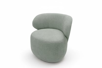 Relaxační křeslo Cocoon - zelená bouclé Catch Me 13 Křeslo čalouněná Cocoon - zielona boucle Catch Me 13