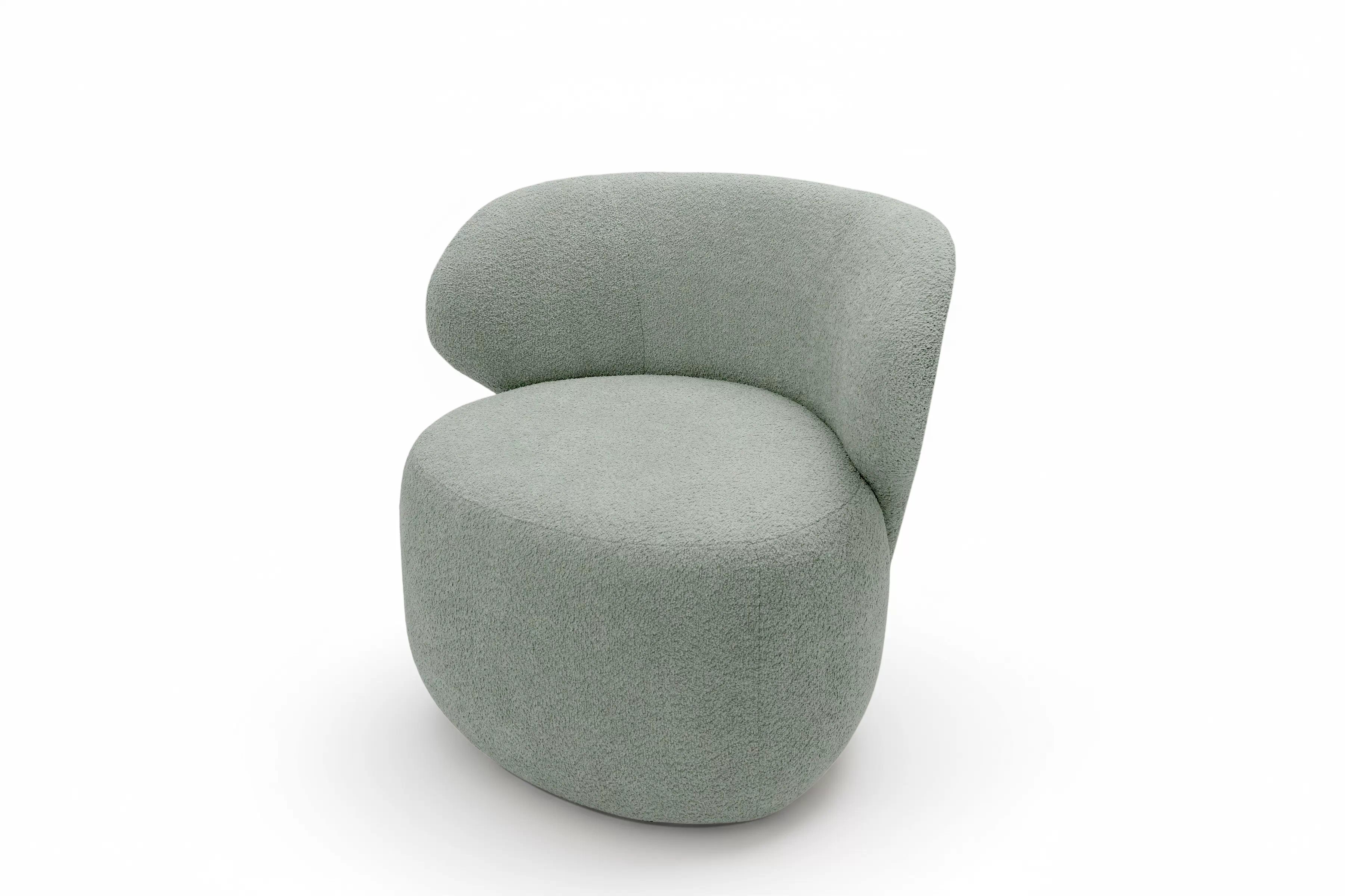 Relaxační křeslo Cocoon - zelená bouclé Catch Me 13 Křeslo čalouněná Cocoon - zielona boucle Catch Me 13