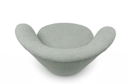 Relaxační křeslo Cocoon - zelená bouclé Catch Me 13 Křeslo čalouněná Cocoon - zielona boucle Catch Me 13