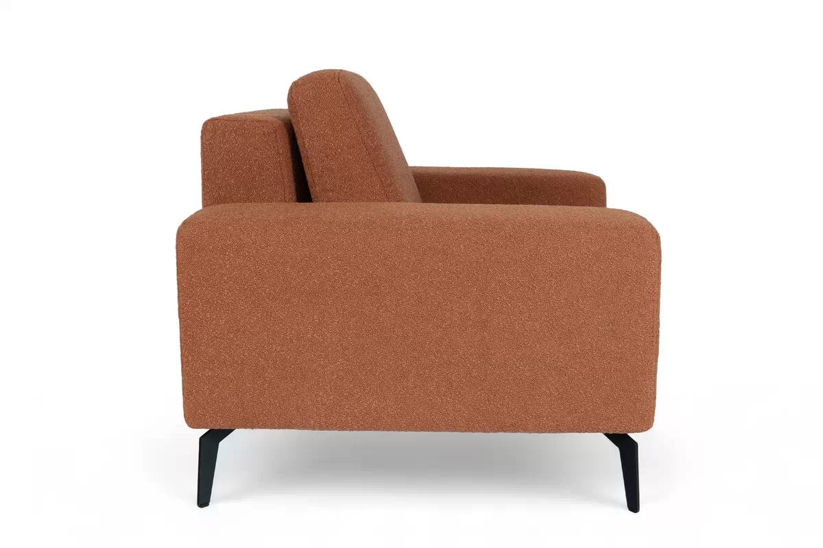 Kreslo odpočinkové Elentio - ruda boucle Baloo 2078 - Limitovaná ponuka Kreslo odpočinkové Elentio - ruda boucle Baloo 2078