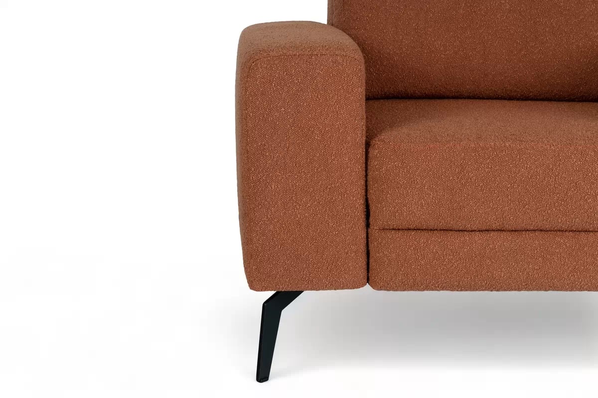 Kreslo odpočinkové Elentio - ruda boucle Baloo 2078 - Limitovaná ponuka Kreslo odpočinkové Elentio - ruda boucle Baloo 2078