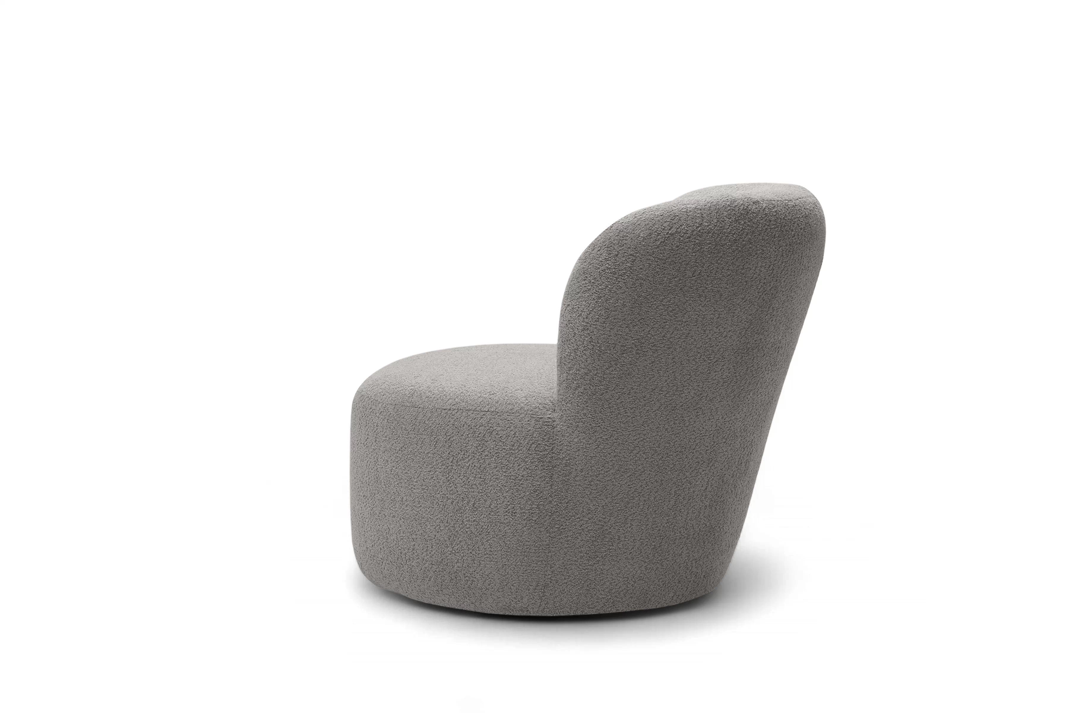 Odpočinkové křeslo Hygga - šedá bouclé Catch Me 24 Křeslo čalouněná Hygga - šedá boucle Catch Me 24