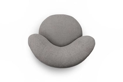 Odpočinkové křeslo Hygga - šedá bouclé Catch Me 24 Křeslo čalouněná Hygga - šedá boucle Catch Me 24