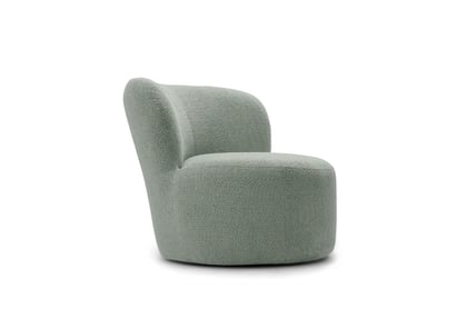 Odpočinkové křeslo Hygga - zelená bouclé Catch Me 13 Křeslo čalouněná Hygga - zielona boucle Catch Me 13