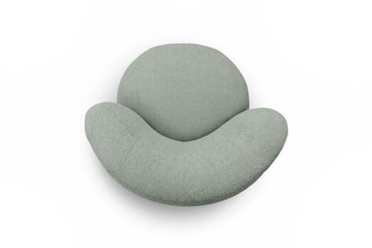 Odpočinkové křeslo Hygga - zelená bouclé Catch Me 13 Křeslo čalouněná Hygga - zielona boucle Catch Me 13