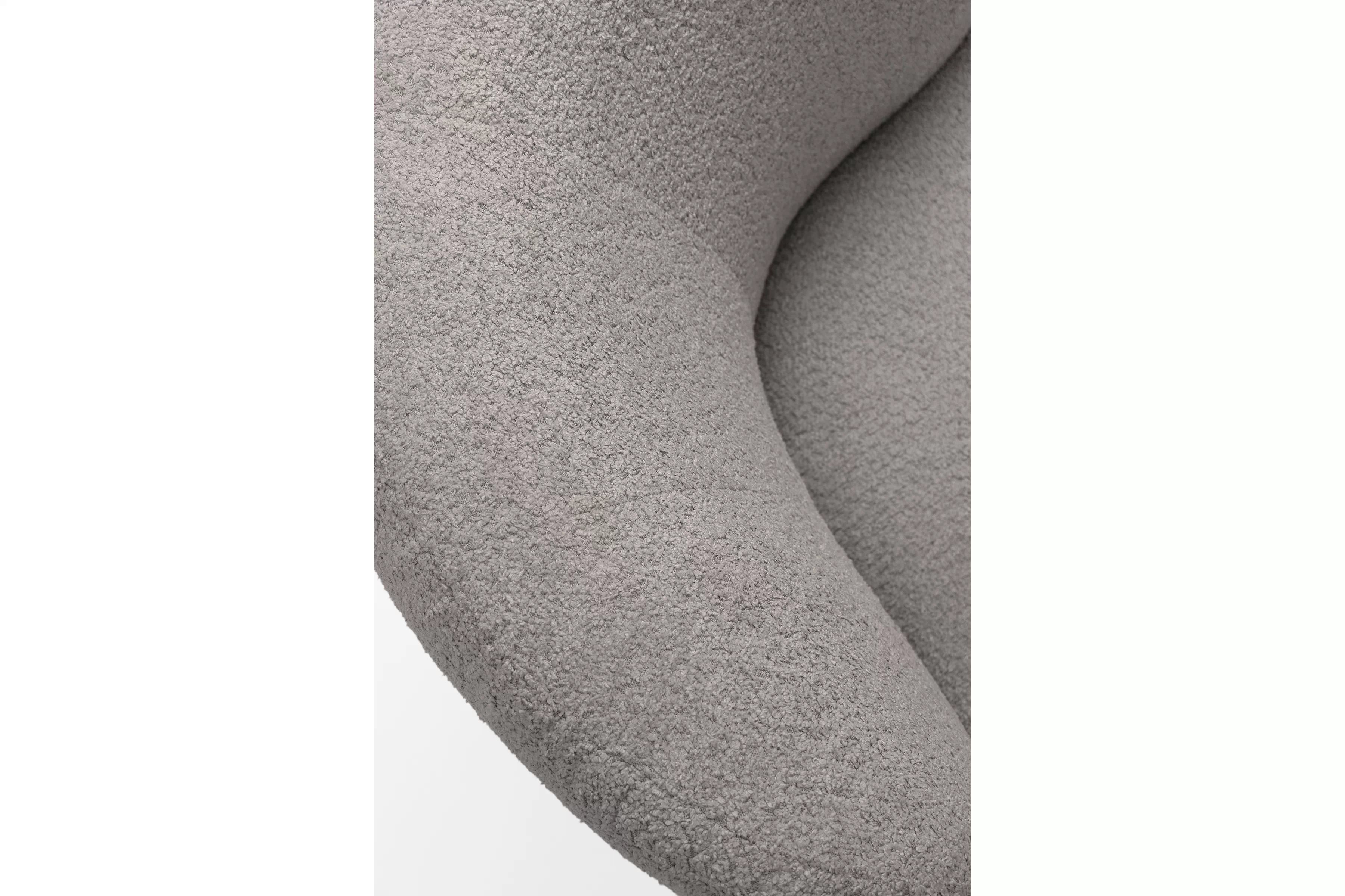 Oddychové kreslo Hygga otočné - sivá bouclé Catch Me 24 Kreslo odpočinkové Hygga otočna - šedá boucle  Catch Me 24