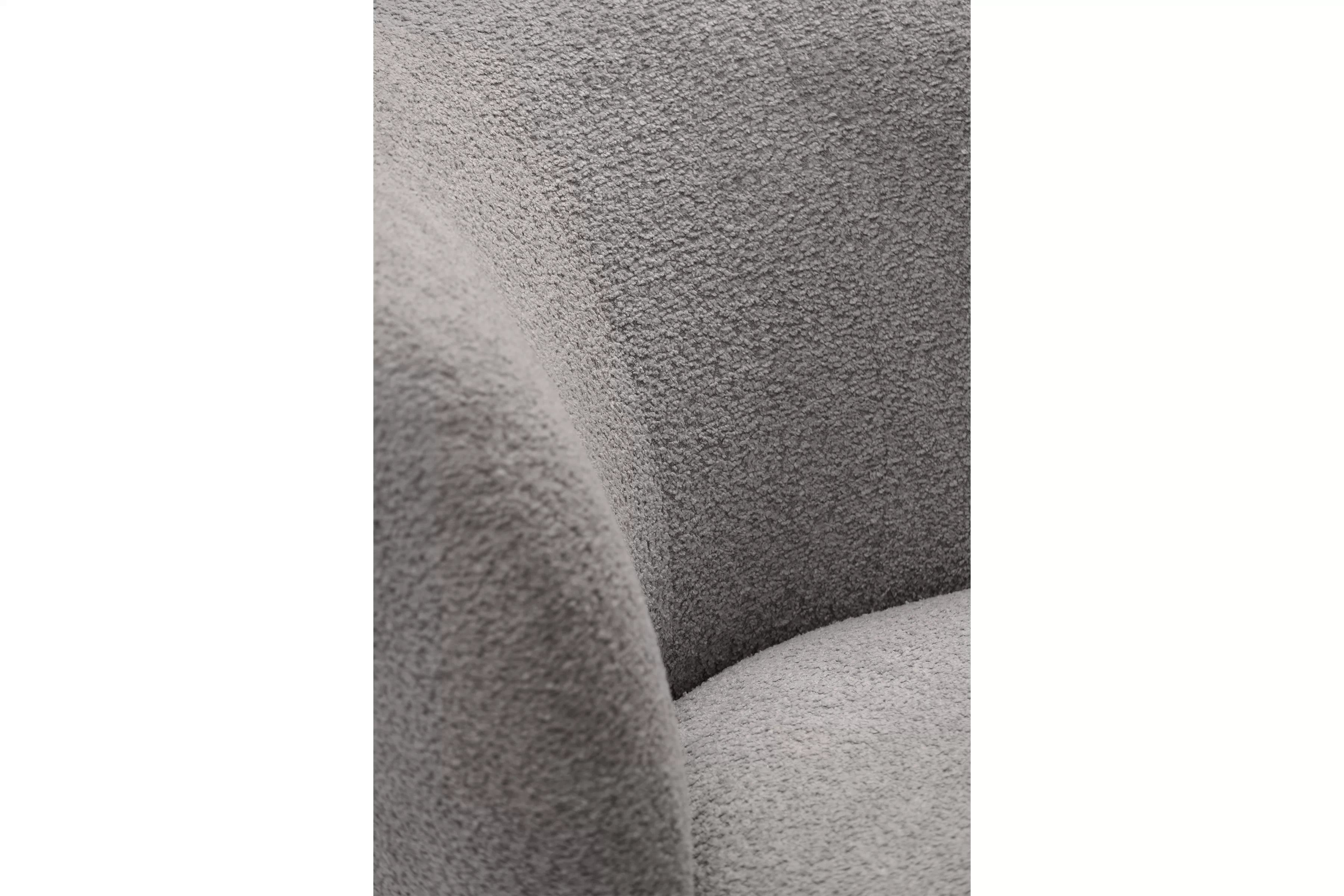 Oddychové kreslo Hygga otočné - sivá bouclé Catch Me 24 Kreslo odpočinkové Hygga otočna - šedá boucle  Catch Me 24