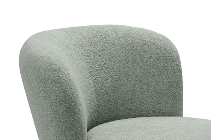 Relaxační křeslo Hygga otočné - zelená bouclé Catch Me 13 Křeslo čalouněná Hygga obrotowy - zielona boucle Catch Me 13