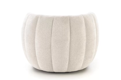 Relaxační otočné křeslo Lenis - béžový boucle Raven 22 Křeslo čalouněná Lenis obrotowy - kremowa boucle Raven 22