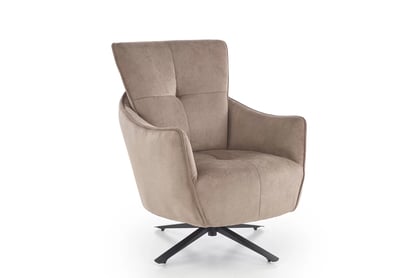 Hojdacie kreslo Mirello otočné - béžová pletenina Kreslo odpočinkové Mirello otočna - Béžová plecionka