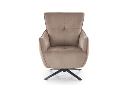 Hojdacie kreslo Mirello otočné - béžová pletenina Kreslo odpočinkové Mirello otočna - Béžová plecionka