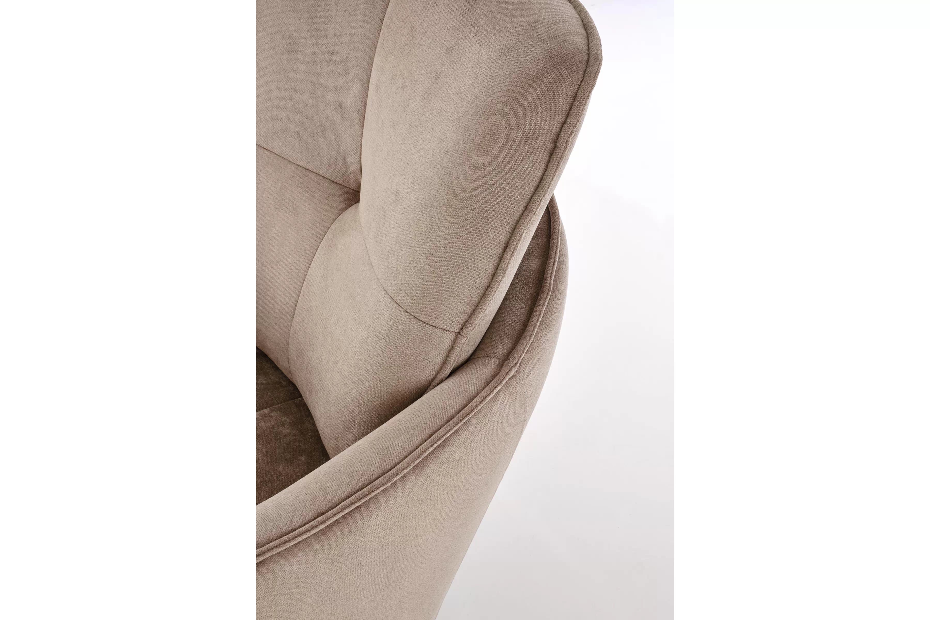 Hojdacie kreslo Mirello otočné - béžová pletenina Kreslo odpočinkové Mirello otočna - Béžová plecionka