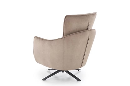 Hojdacie kreslo Mirello otočné - béžová pletenina Kreslo odpočinkové Mirello otočna - Béžová plecionka
