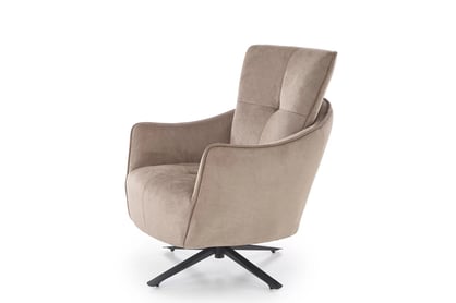 Hojdacie kreslo Mirello otočné - béžová pletenina Kreslo odpočinkové Mirello otočna - Béžová plecionka