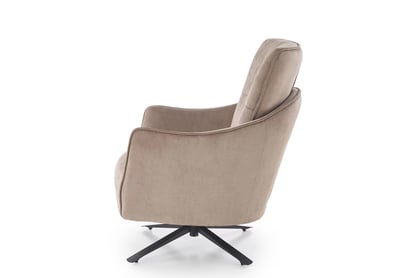 Hojdacie kreslo Mirello otočné - béžová pletenina Kreslo odpočinkové Mirello otočna - Béžová plecionka