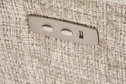 Relax kreslo Muranio s elektrickou funkciou relax - béžová pletenina Kreslo odpočinkové Muranio z elektryczna funkcja relaks - Béžová plecionka