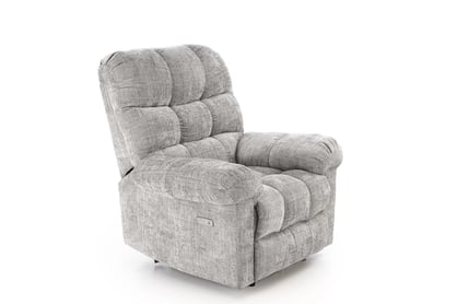 Relax kreslo Muranio s elektrickou funkciou relax - šedá pletenina Kreslo odpočinkové Muranio z elektryczna funkcja relaks - šedá plecionka