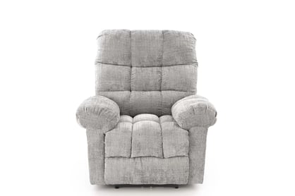 Relax kreslo Muranio s elektrickou funkciou relax - šedá pletenina Kreslo odpočinkové Muranio z elektryczna funkcja relaks - šedá plecionka