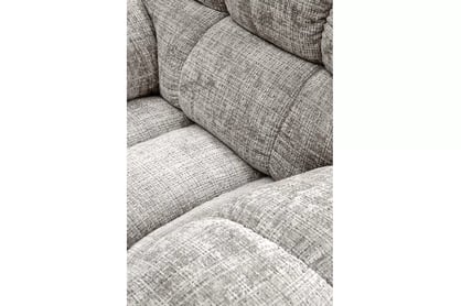 Relax kreslo Muranio s elektrickou funkciou relax - šedá pletenina Kreslo odpočinkové Muranio z elektryczna funkcja relaks - šedá plecionka