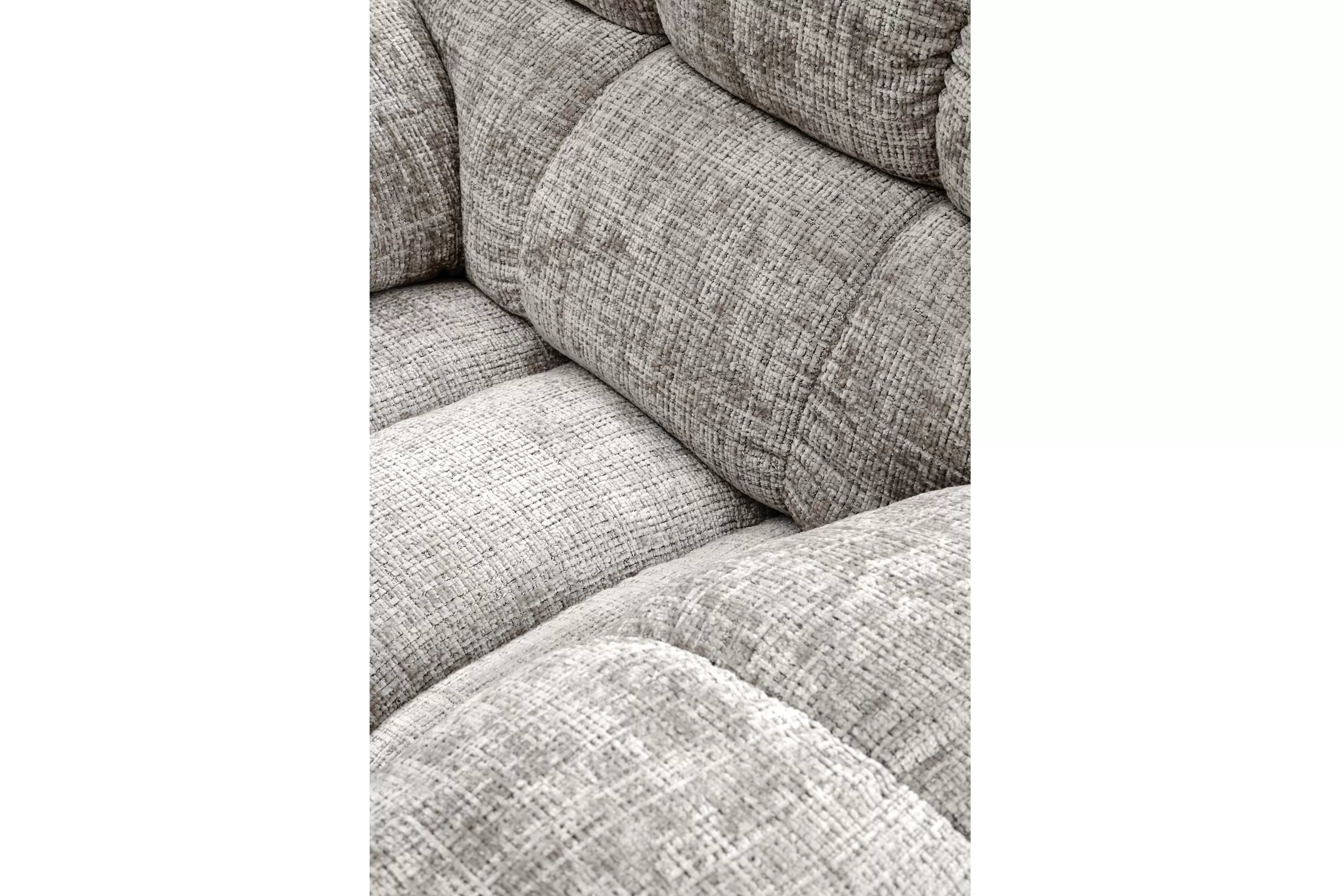 Relax kreslo Muranio s elektrickou funkciou relax - šedá pletenina Kreslo odpočinkové Muranio z elektryczna funkcja relaks - šedá plecionka