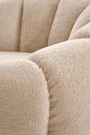 Pares fotel pihenő - bézs boucle szövet Pihenő fotel Pares - boucle bézs 
