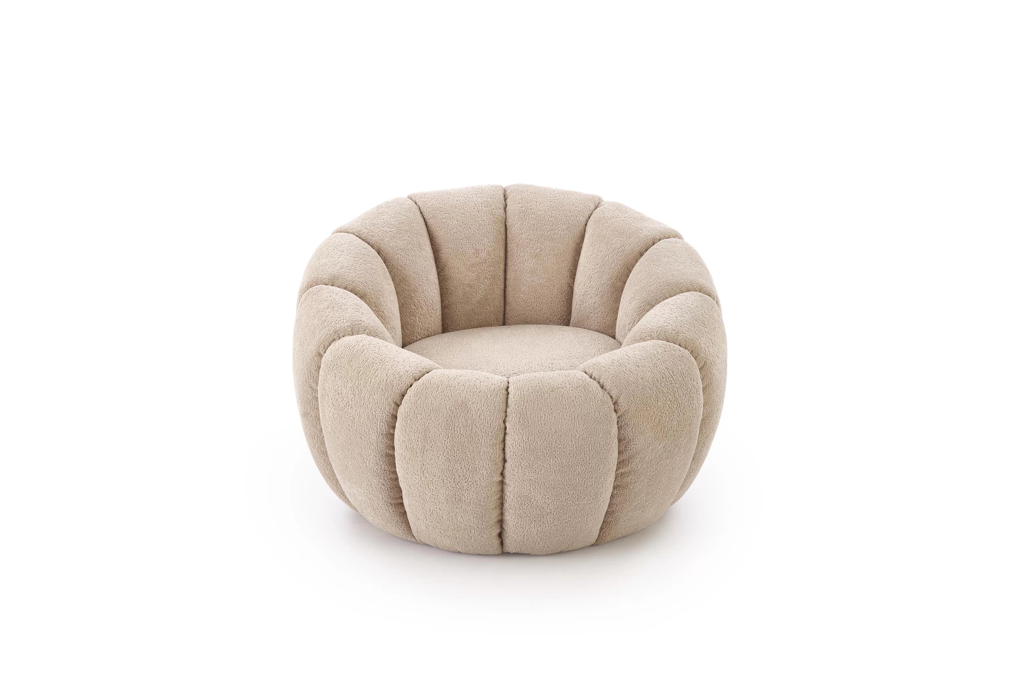 Čalouněné křeslo Pares - béžová boucle Křeslo čalouněná Pares - boucle béžová 