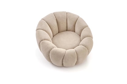 Relaxačné kreslo Pares - béžová bouclé látka Kreslo odpočinkové Pares - boucle béžový 