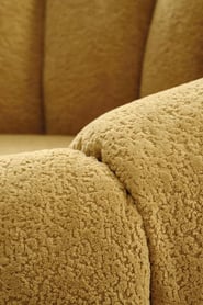 Pares fotel pihenő - mustár boucle szövet Pihenő fotel Pares - boucle mustár 