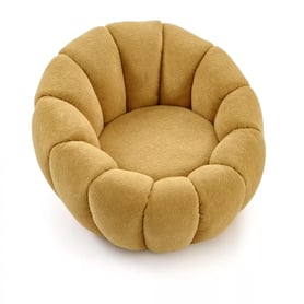 Pares fotel pihenő - mustár boucle szövet Pihenő fotel Pares - boucle mustár 