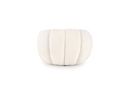 Fotoliu relaxant Pares - alb boucle Lambi 1  Fotoliu de relaxare Pares - cremă boucle Lambi 1 