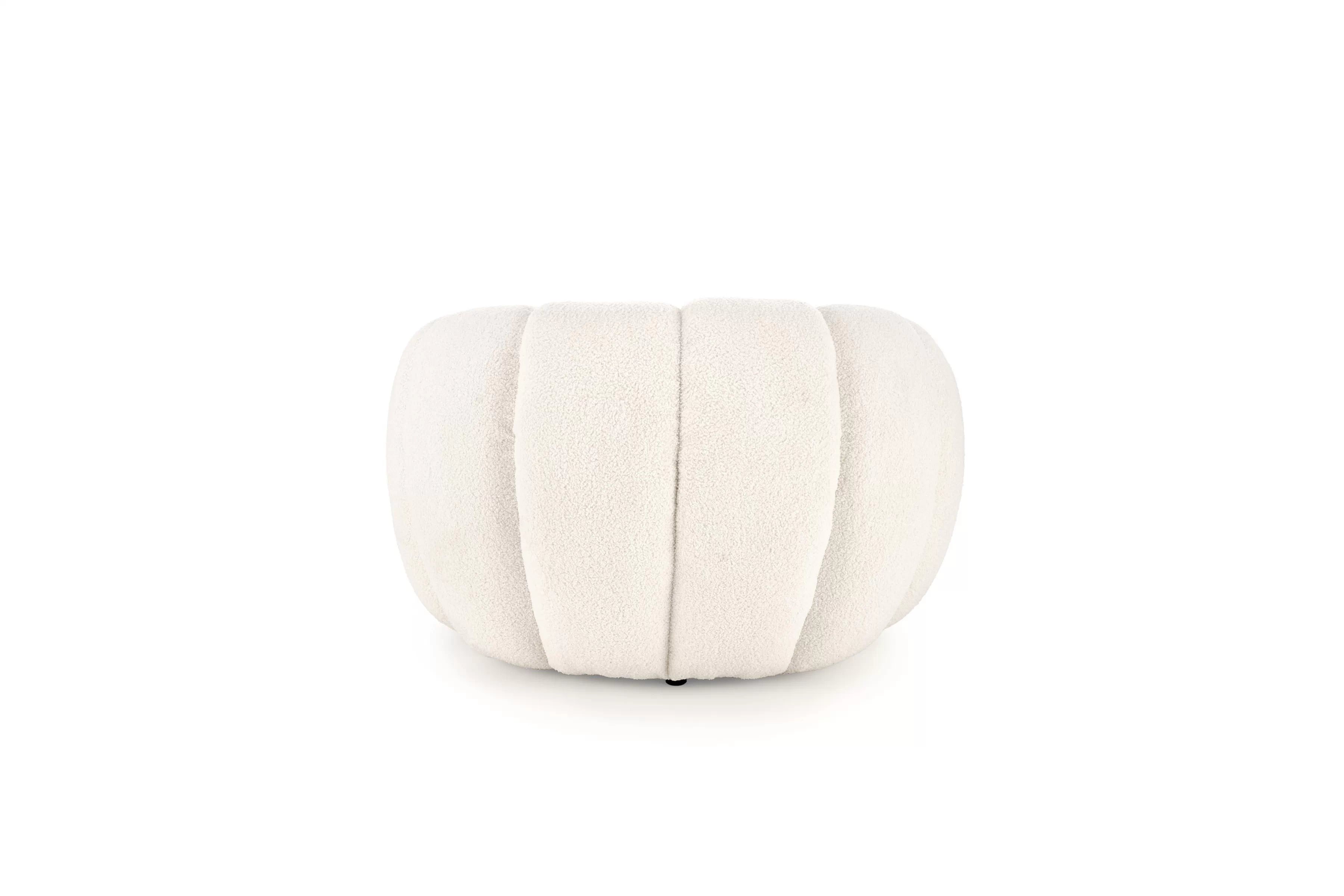 Křeslo Pares - krémová bouclé Lambi 1 Křeslo čalouněná Pares - Krémový boucle Lambi 1 