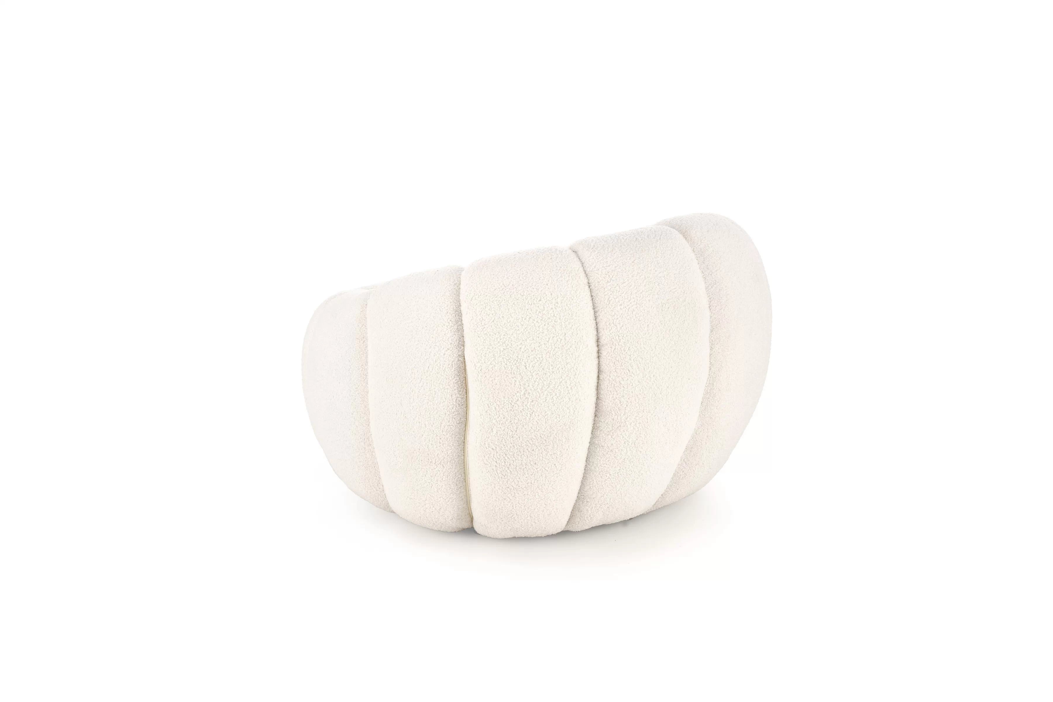 Křeslo Pares - krémová bouclé Lambi 1 Křeslo čalouněná Pares - Krémový boucle Lambi 1 