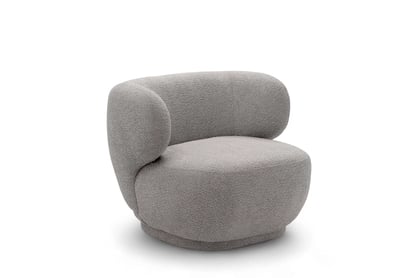 Odpočinkové křeslo Skindi - šedá bouclé Catch Me 24 Křeslo čalouněná Skindi - šedá bukla Catch Me 24