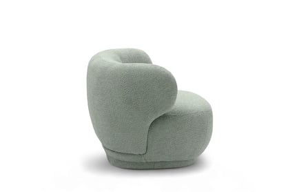 Relaxační křeslo Skindi - zelená bouclé Catch Me 13 Křeslo čalouněná Skindi - zielona bukla Catch Me 13