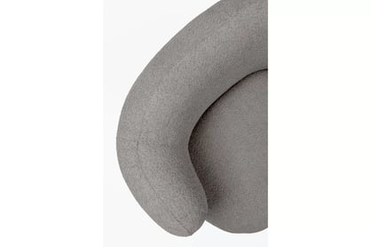 Relaxační křeslo Skindi otočné - šedá bouclé Catch Me 24 Křeslo čalouněná Skindi obrotowy - šedá boucle Catch Me 24