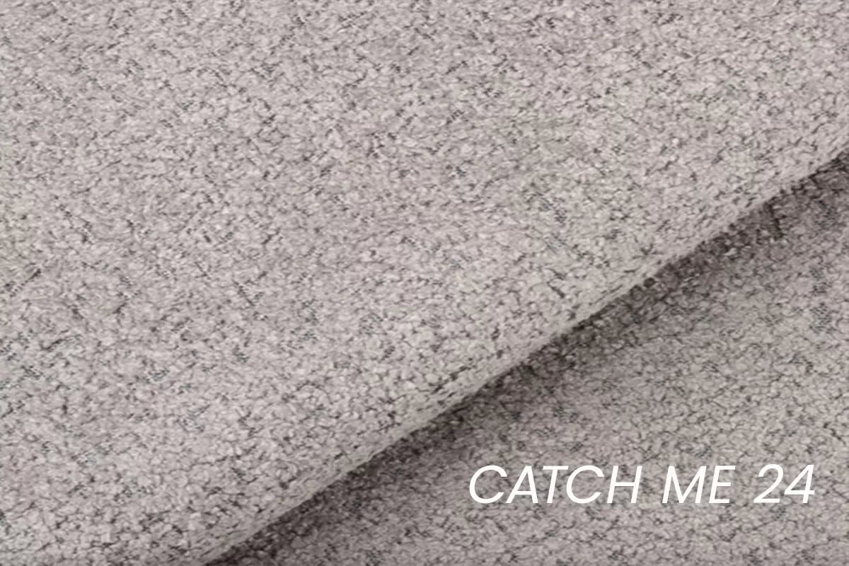 Relaxační křeslo Skindi otočné - šedá bouclé Catch Me 24 Křeslo čalouněná Skindi obrotowy - šedá boucle Catch Me 24