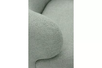 Relaxační křeslo Skindi otočné - zelená bouclé Catch Me 13 Křeslo čalouněná Skindi obrotowy - zielona boucle Catch Me 13