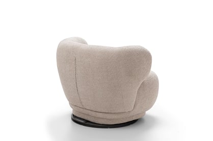 Relaxační křeslo Skindi otočné Křeslo čalouněná Skindi obrotowy 