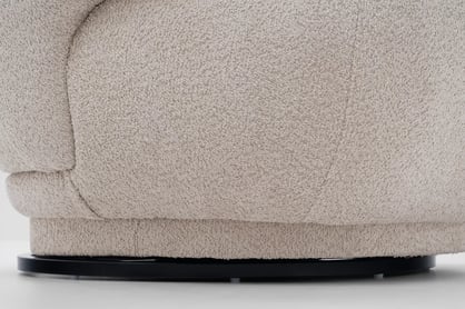 Relaxační křeslo Skindi otočné Křeslo čalouněná Skindi obrotowy 